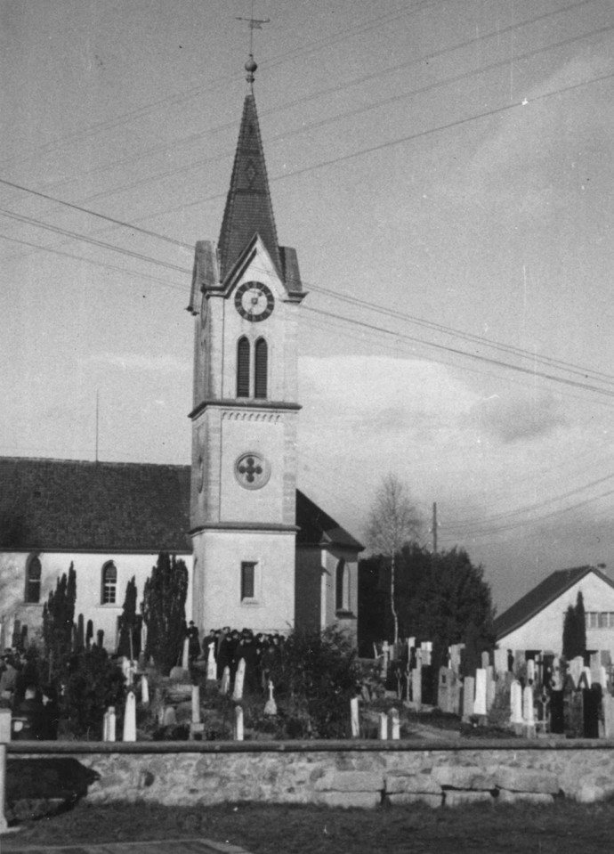 Kirchturm um 1940